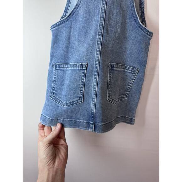 EPIC THREADS Little Girls Zinnia Printed Denim Jumper Size 4T NWT $48 - Picture 6 of 14